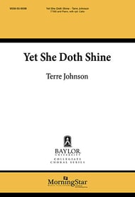 Yet She Doth Shine TTBB choral sheet music cover